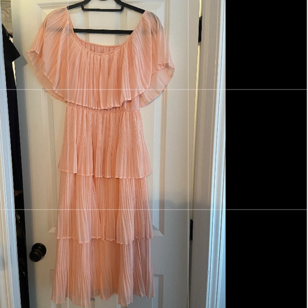 Tiered Off the Shoulder Dress